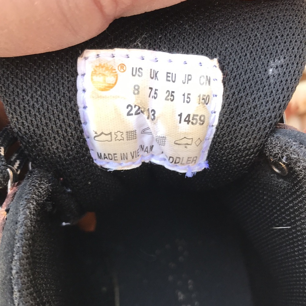 Timberland Backroads Hiker boots size toddler 8 - Picture 7 of 7